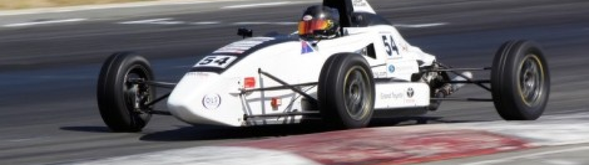Calan Williams racing pole position