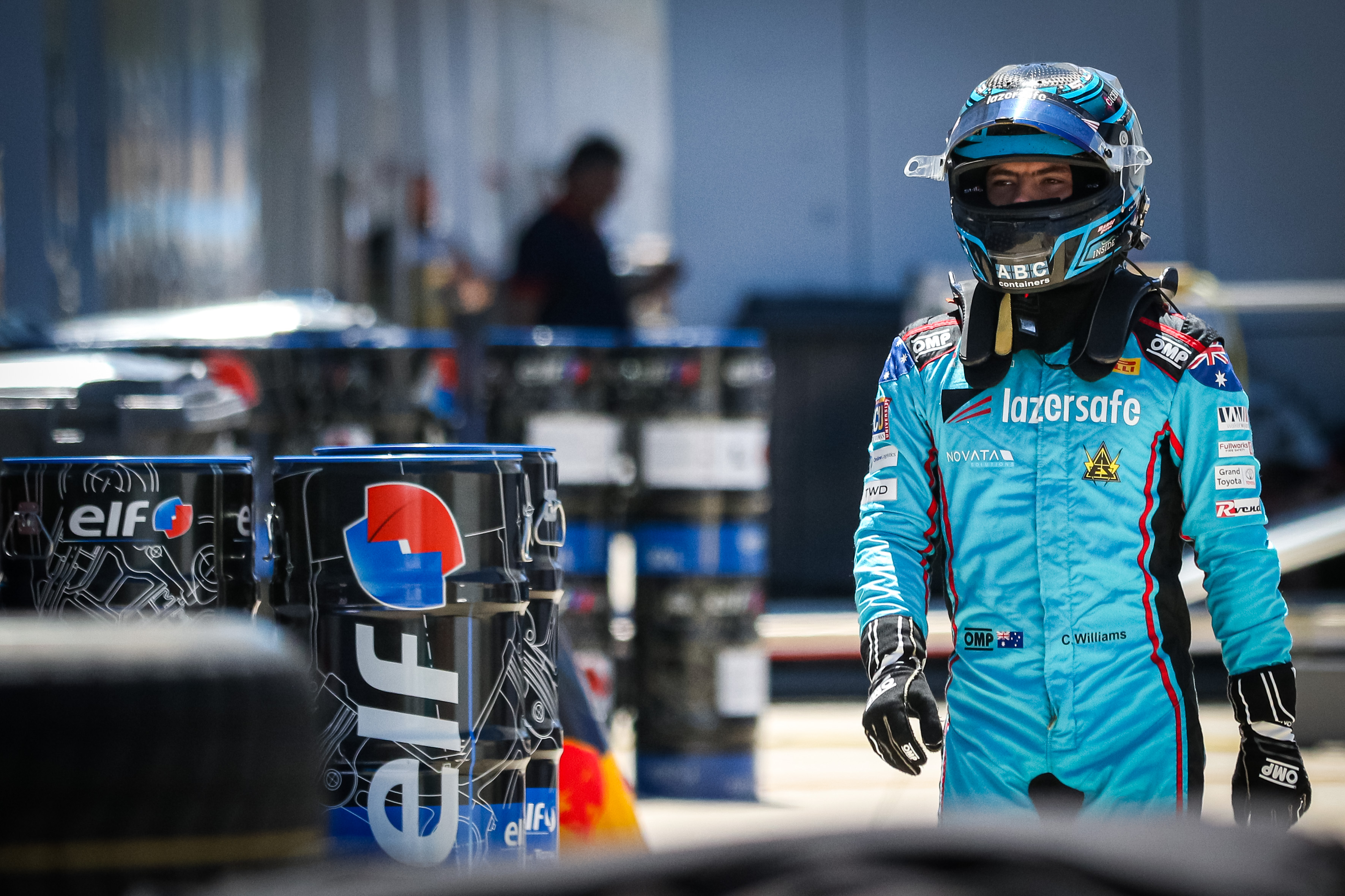 Calan Williams testing in Jerez