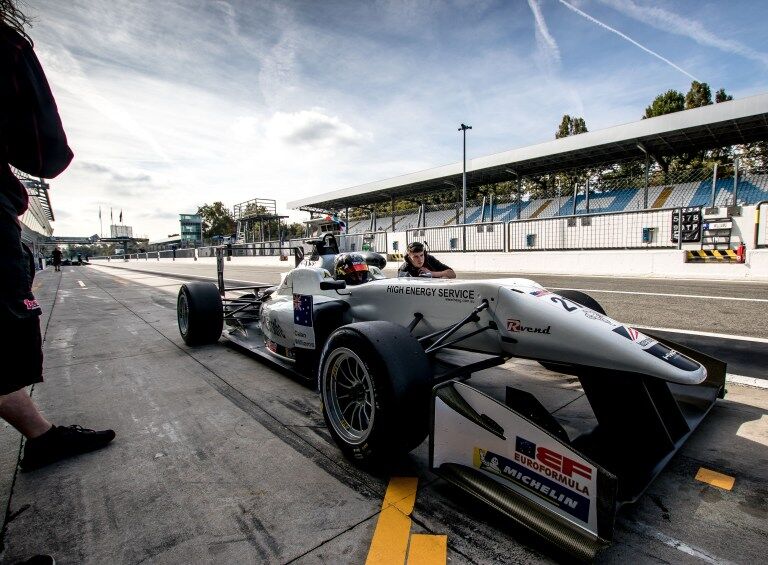 Calan Williams Racing in Monza on Thursday