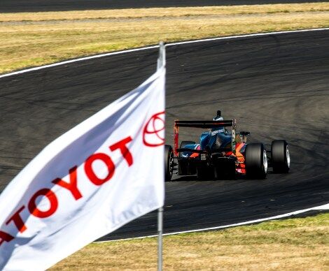 Toyota racing flag