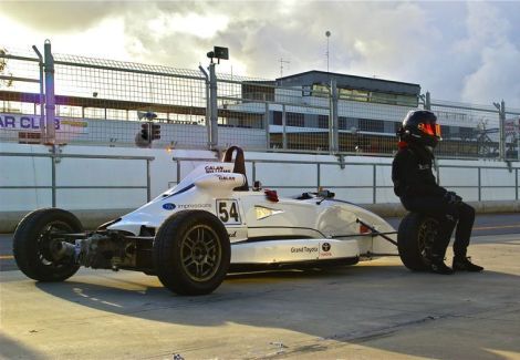 Calan Williams at Barbagallo race way