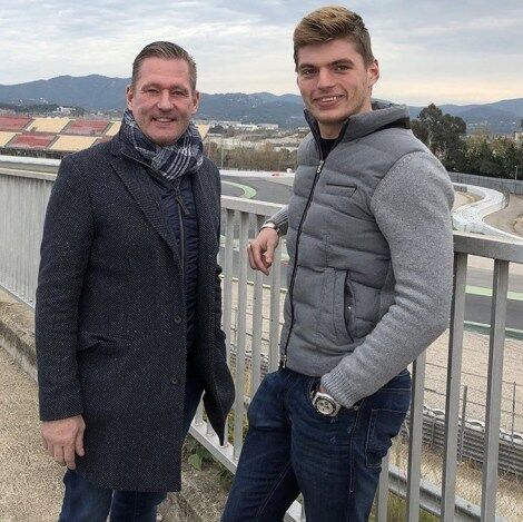 Max Verstappen and his Dad Jos were here today working with one of the FIA Formula 3 drivers