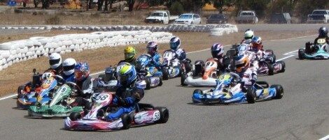 Calan Williams racing at the J-Max Event