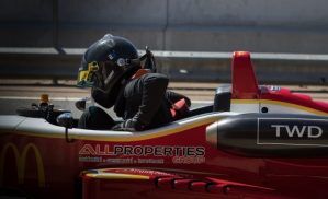 Calan Williams Driving an F3