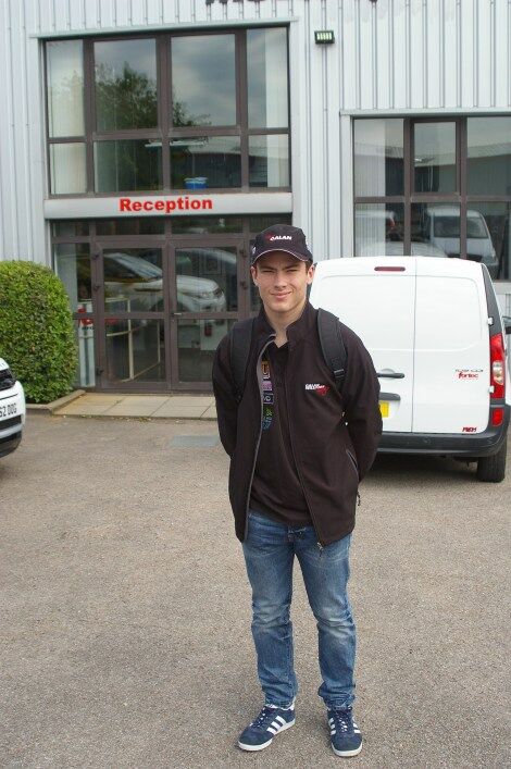 Calan Williams standing outside Fortec