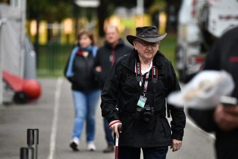 Spectators at the Grand Prix