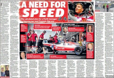 Calan Williams need for speed news article