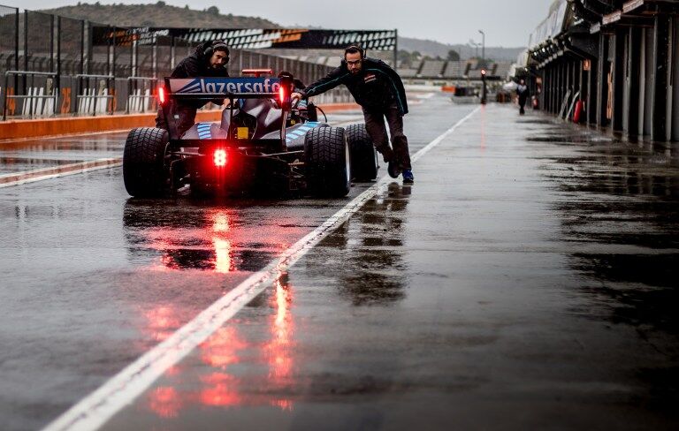 Calan Williams Racing in the rain