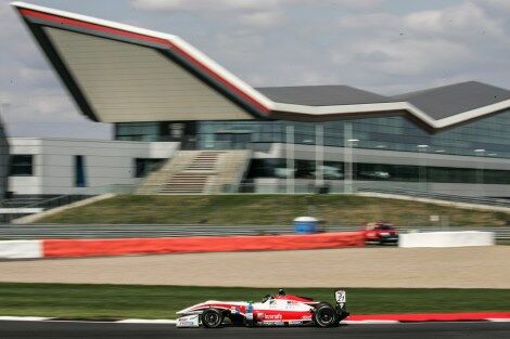 Calan Williams on the racing track