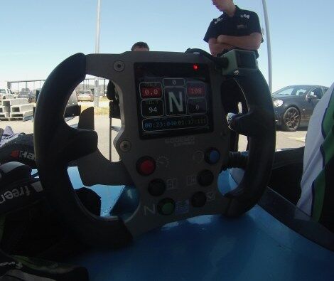 Calan Williams steering wheel